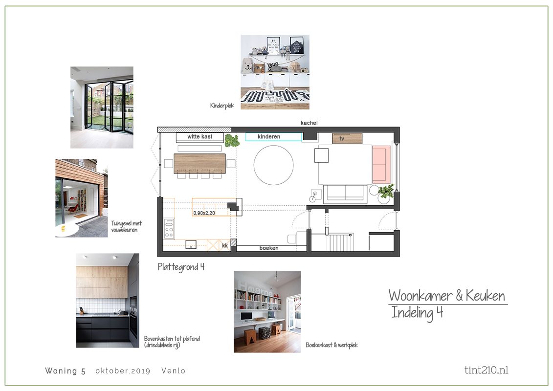Woonkamer keuken indeling verbouwing interieuradvies Venlo