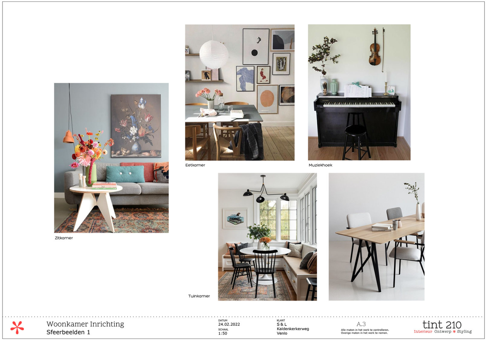 advies styling woonkamer eetkamer